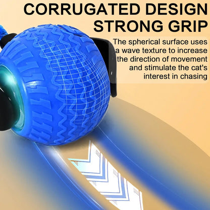 Interactive Cat Toy Ball, 1 Count/2 Counts Rechargeable Cat Teaser Toy, Durable Toy for Playing & Exercising, Fun Indoor Cat Accessories