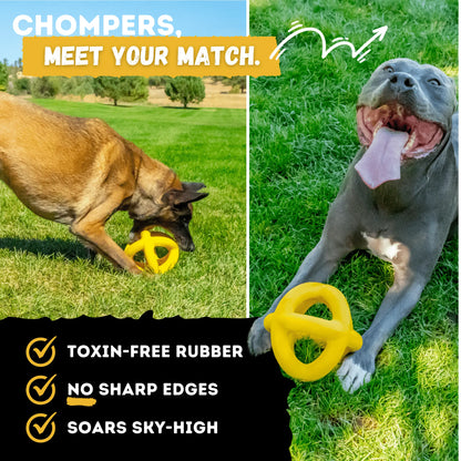 Huge K9 Giant Halo Ball – Oversized Indestructible Dog Ball for XL & Large Breed Power Chewers