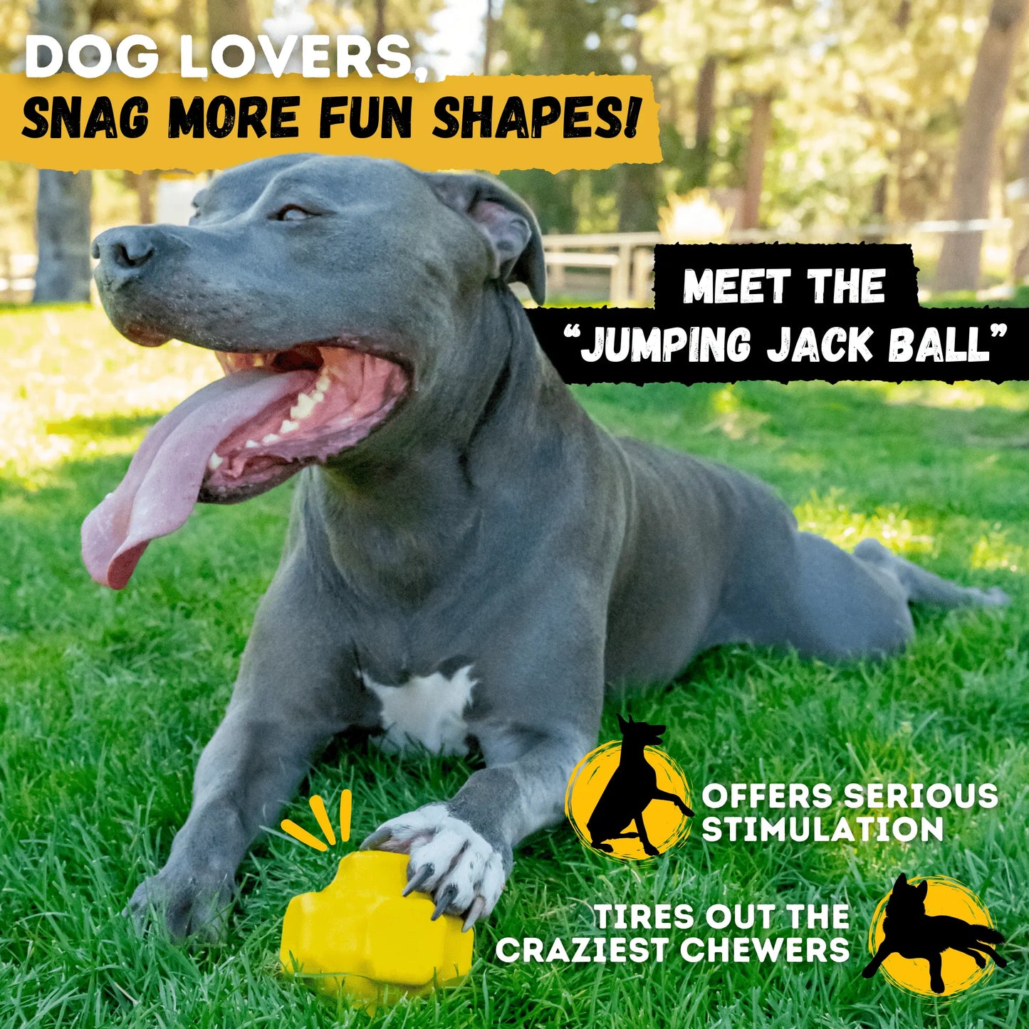 Huge K9 Giant Halo Ball – Oversized Indestructible Dog Ball for XL & Large Breed Power Chewers