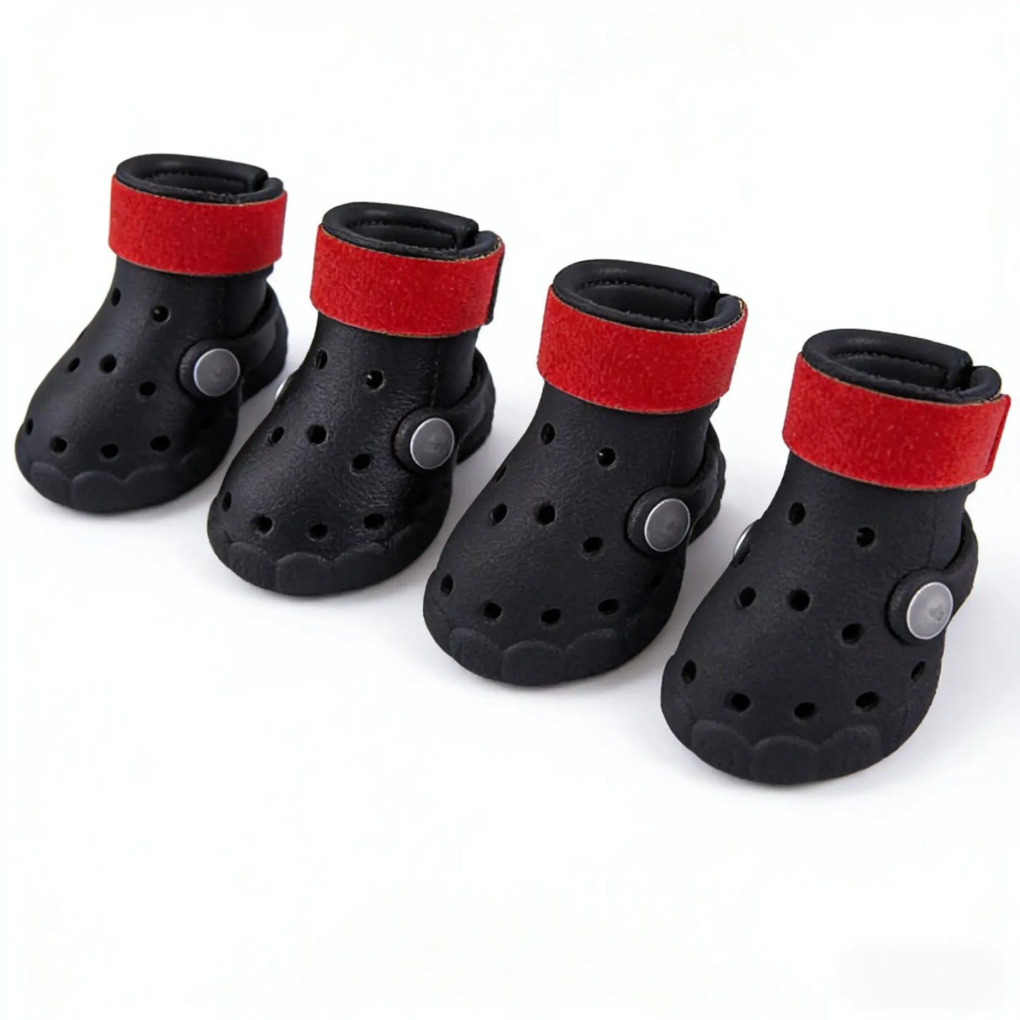 Dog Shoes 4 Pack Breathable Dog Boots for Small Medium Large Dogs, Soft Anti-Slip Paw Protectors for Outdoor Walking, Summer Hot Pavement Protection Pet Shoes Laundry